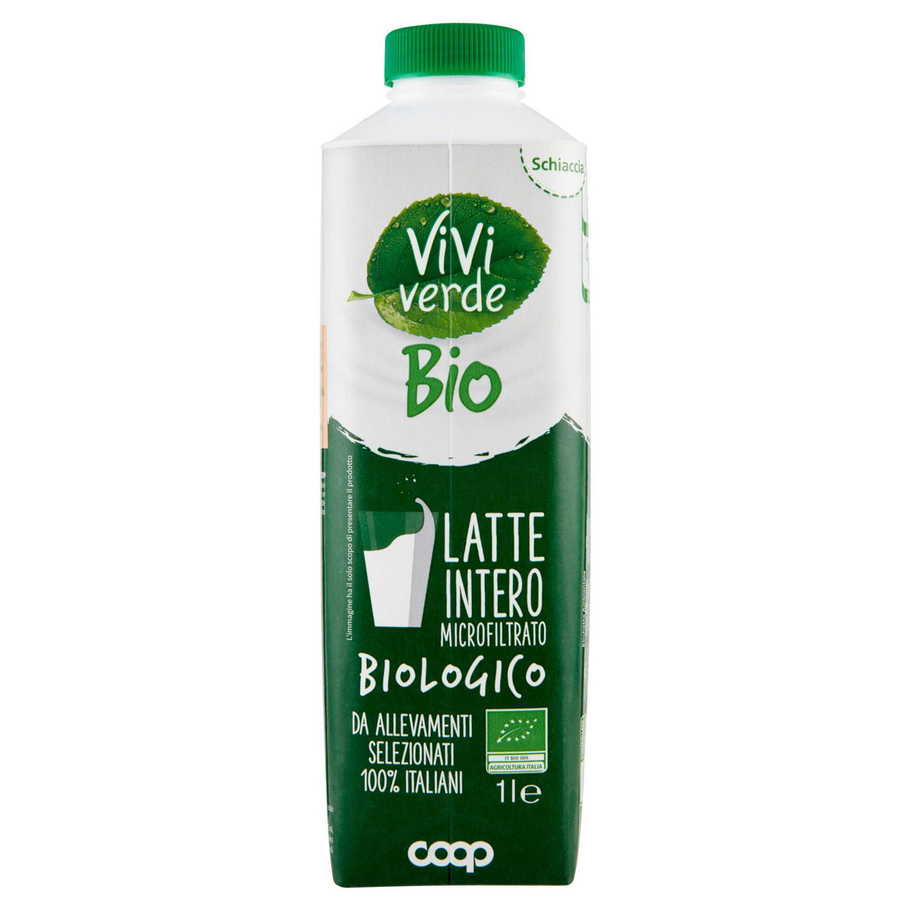 Latte intero microfiltrato bio 1 lt - Immagine 01