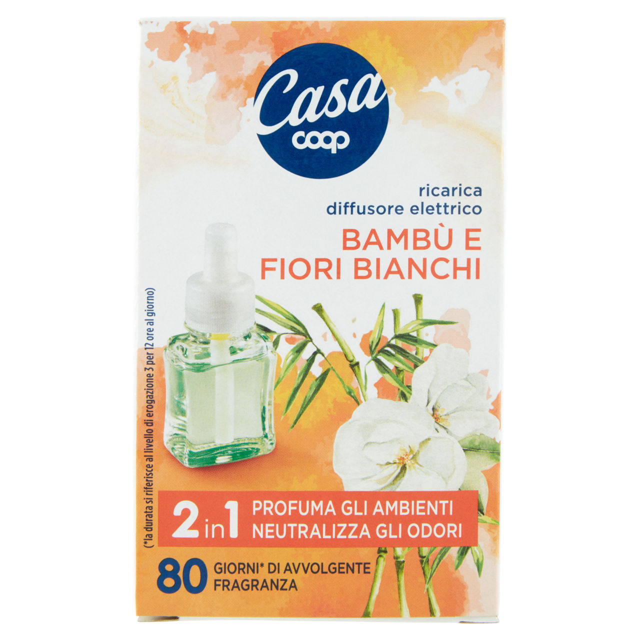 Ricarica coop 2in1 per diffusore elettrico bambu' e fiori bianchi scatola ml20 - Immagine 01