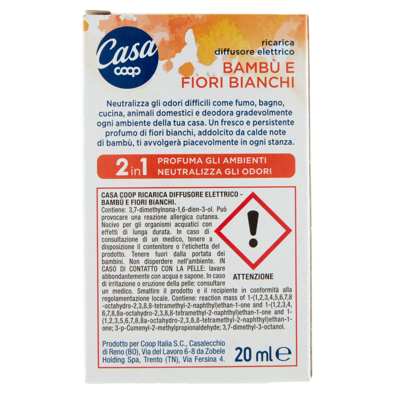 Ricarica coop 2in1 per diffusore elettrico bambu' e fiori bianchi scatola ml20 - Immagine 31