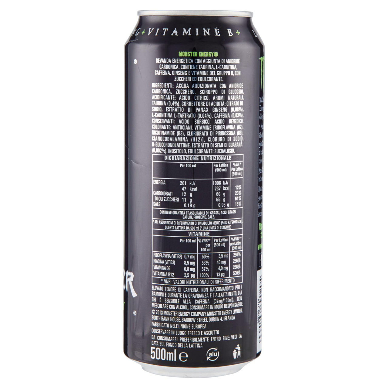 Bevanda energy drink monster classic lattina ml. 500 - Immagine 31