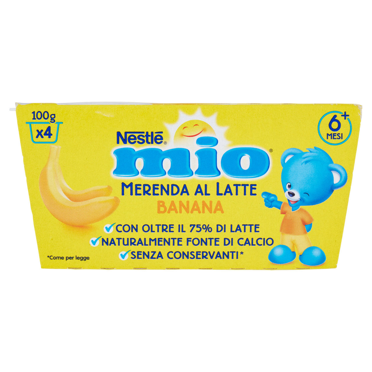 Merenda al latte gusto banana 4 pz x 100 gr - Immagine 21