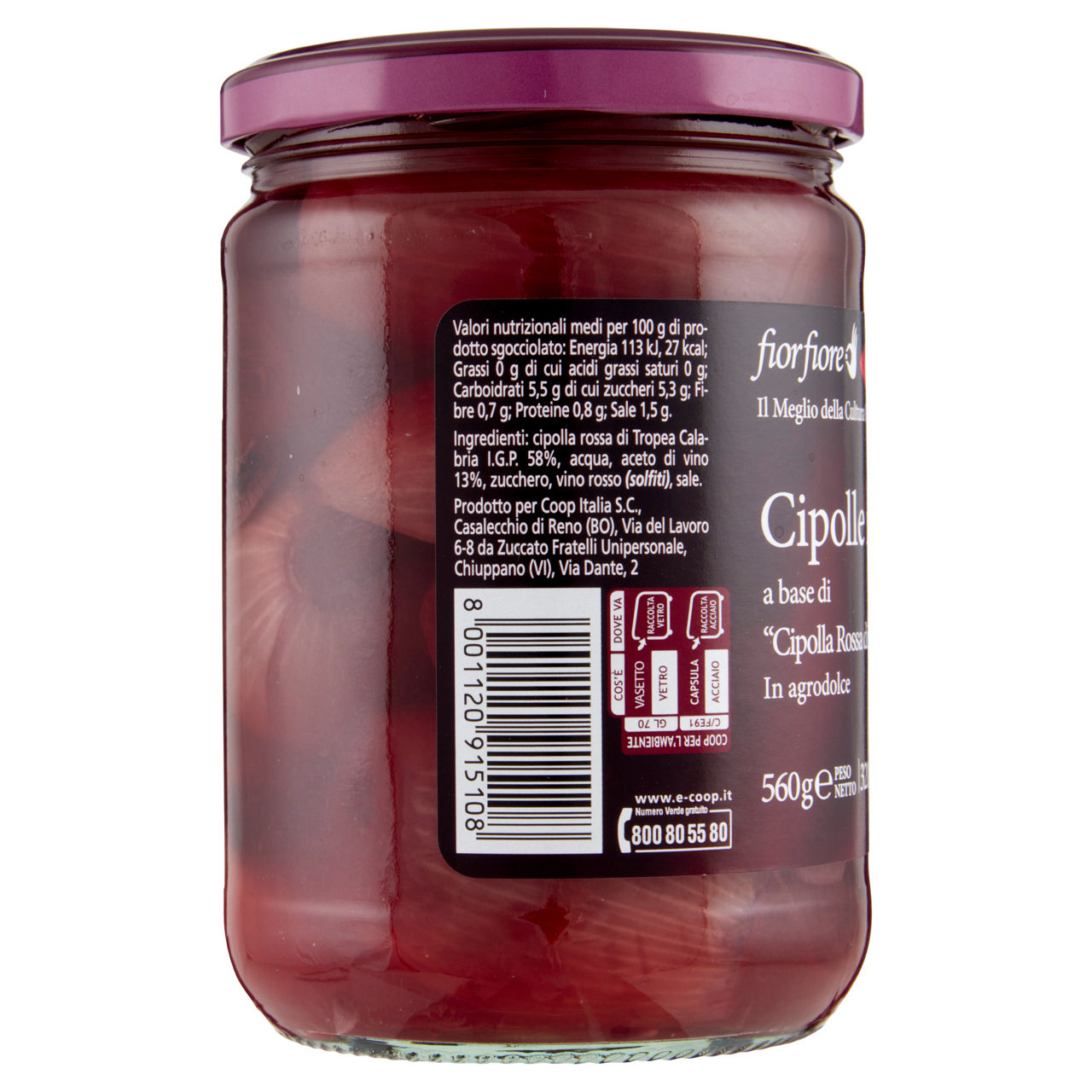 Cipolle rosse a base di Cipolla Rossa di Tropea Calabria IGP in agrodolce 320 gr - Immagine 41