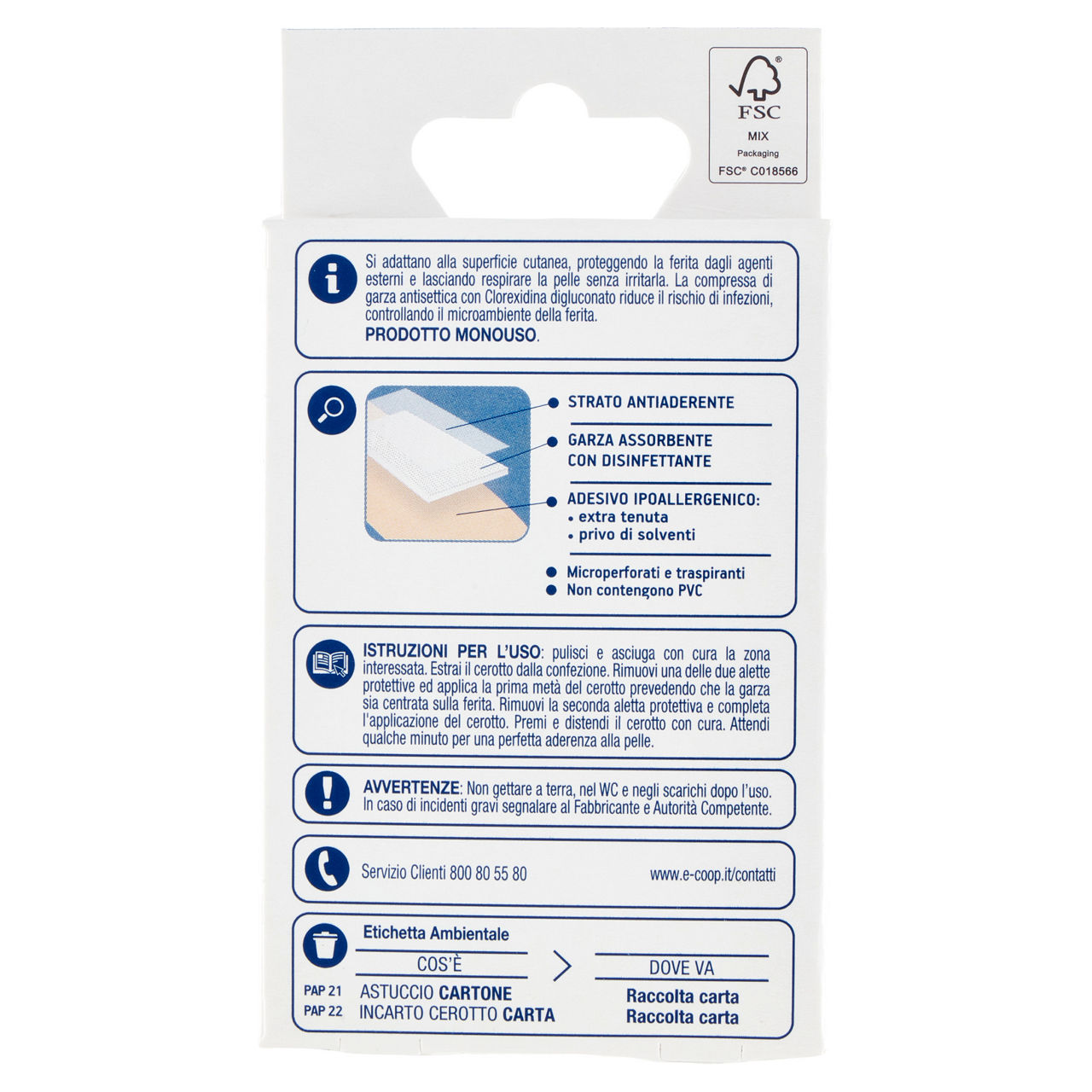 Cerotto coop assortito 2 f.ti scatola pz 30 - Immagine 11