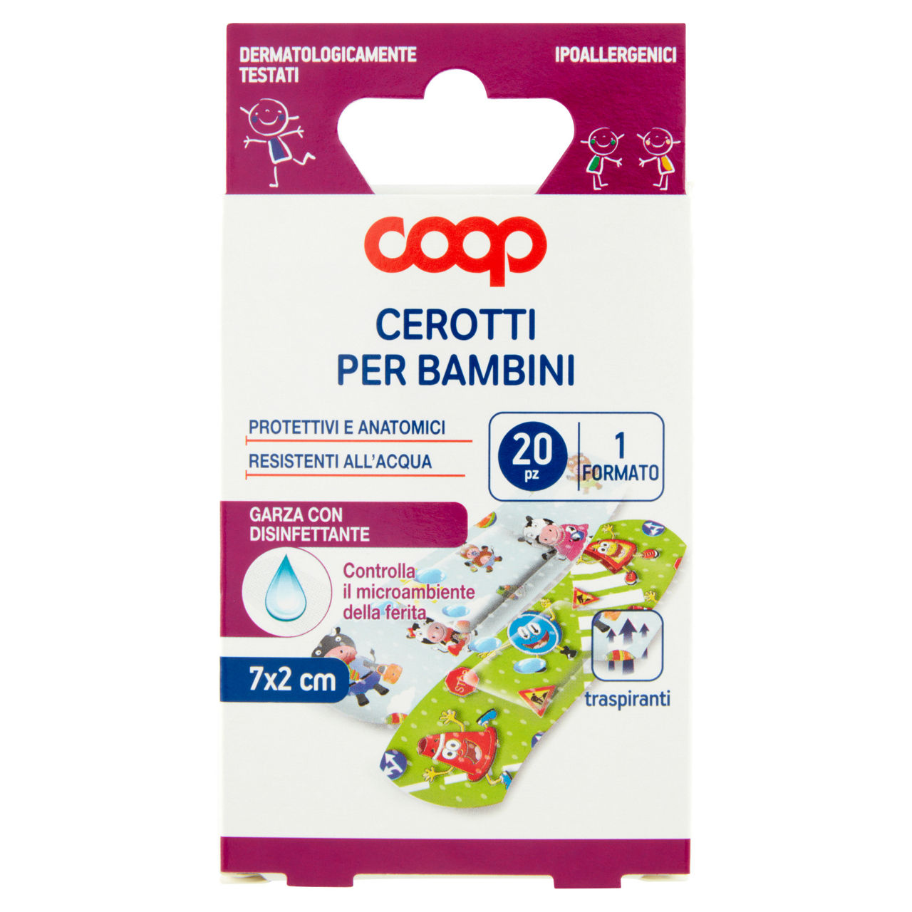 Cerotto coop bimbi 1 f.to scatola pz 20