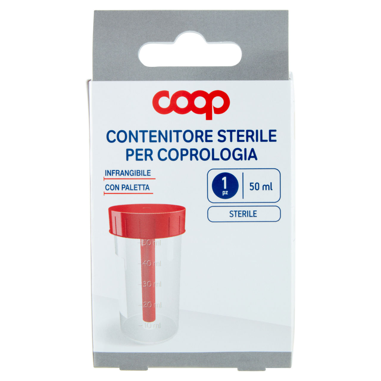 Contenitore coprologia coop scatola pz 1 - Immagine 01