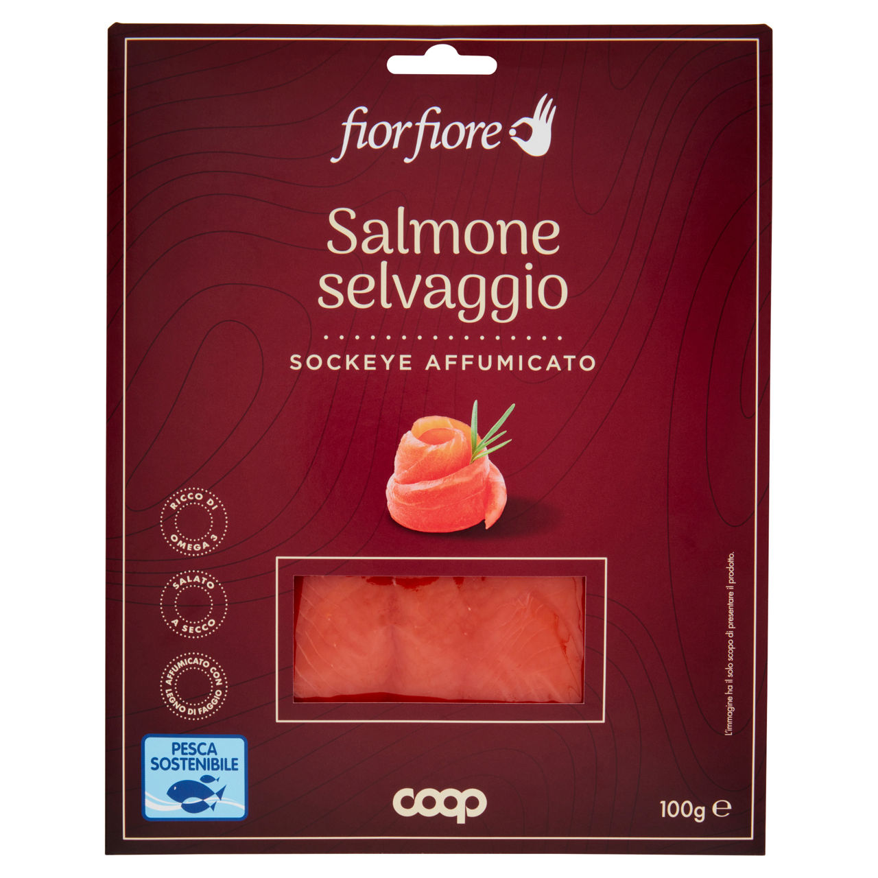 Salmone selvaggio Sockeye affumicato 100 gr - Immagine 11