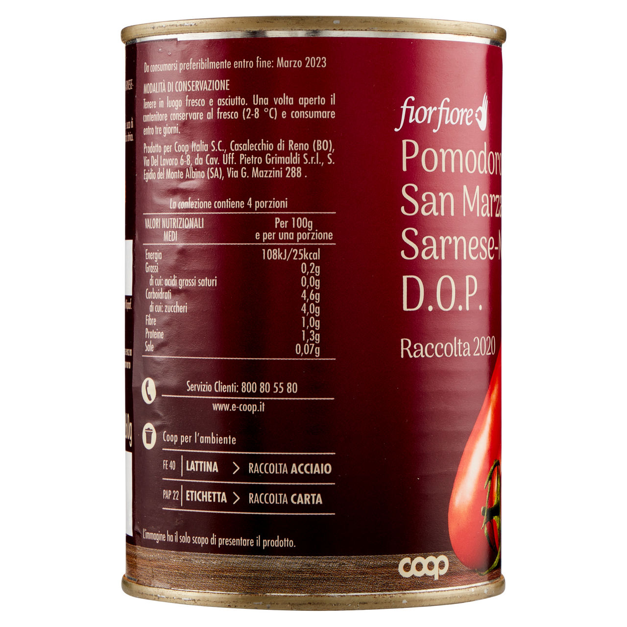 Pomodoro San Marzano DOP 400 gr - Immagine 51