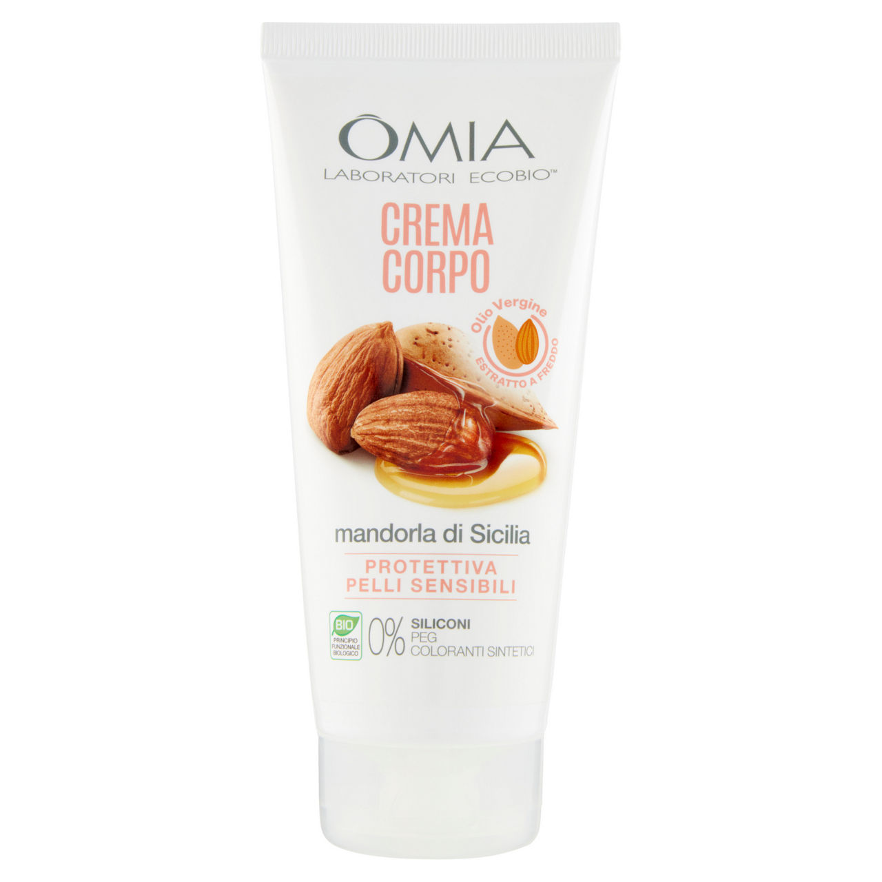 Crema corpo olio di mandorla omia laboratoires erboristica ml 200 - Immagine 01