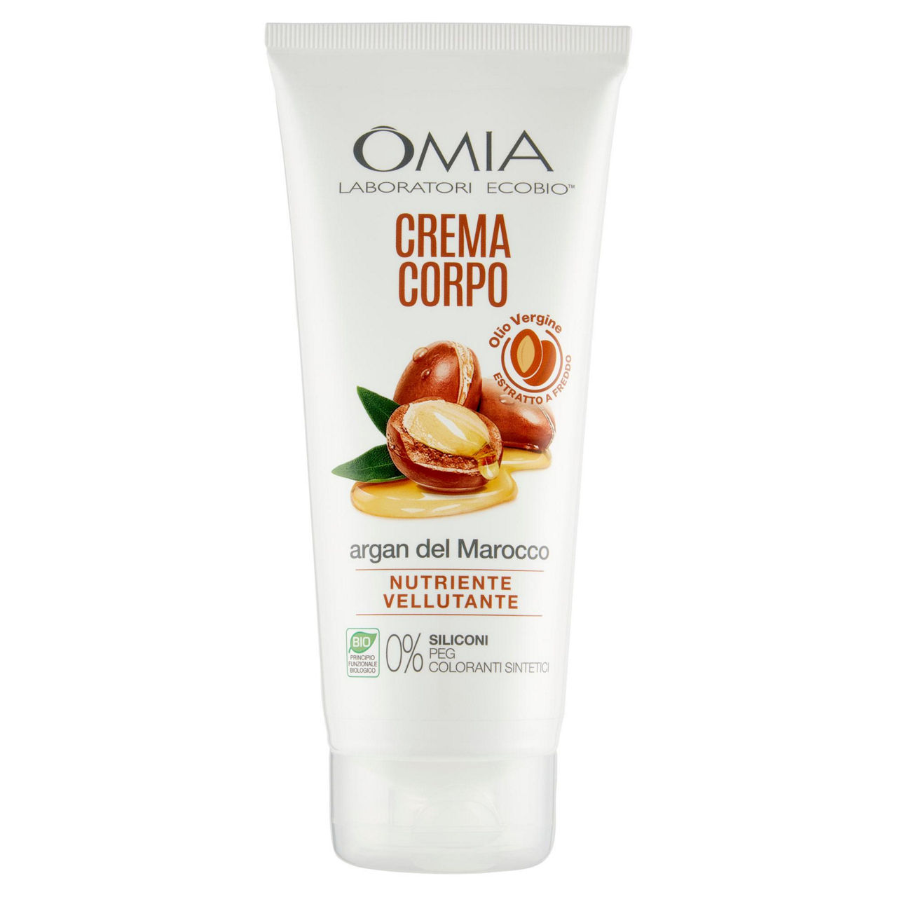 Crema corpo olio argan omia laboratoires erboristica ml 200 - Immagine 01