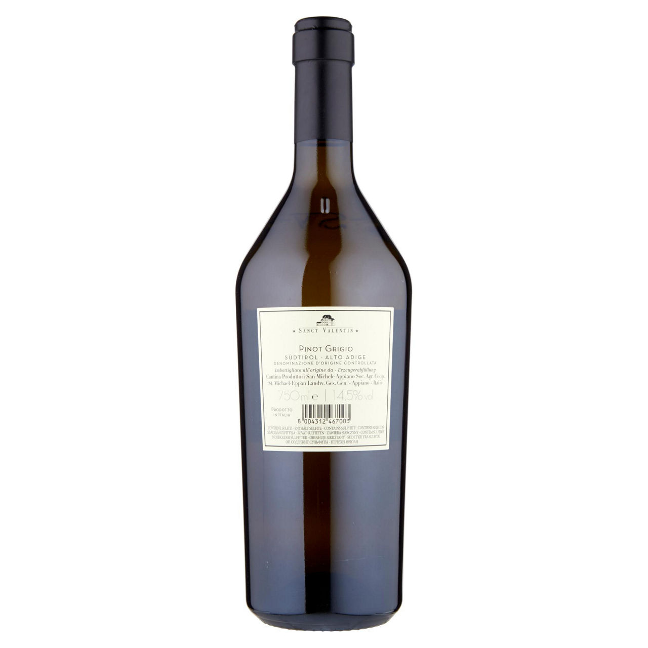 Vino bianco Pinot Grigio DOC Sanct Valentin 750 ml - Immagine 41