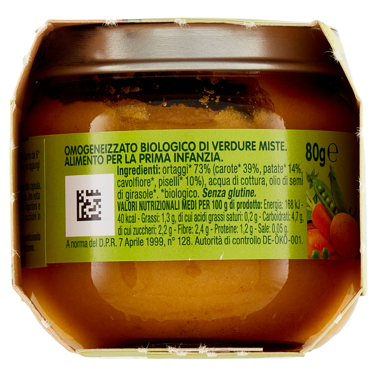 Omogeneizzato di verdure miste bio 2 pz x 80 gr - Immagine 11