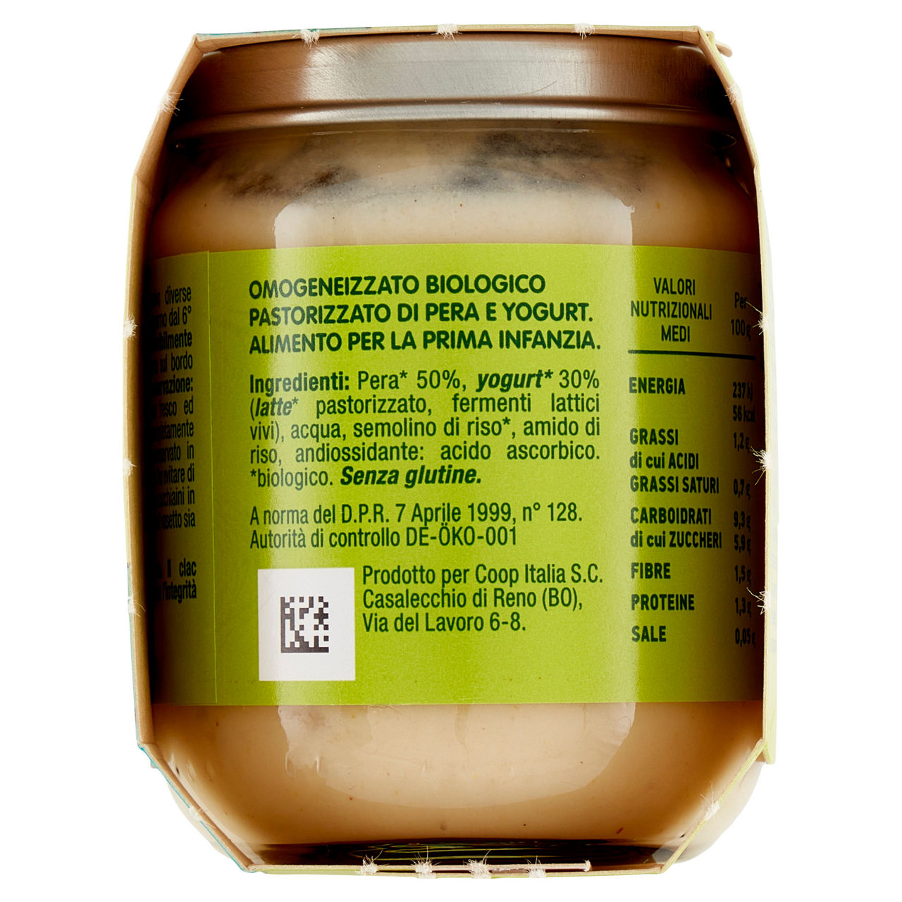 Merenda omogeneizzato di pera e yogurt bio 2 pz x 125 gr - Immagine 21