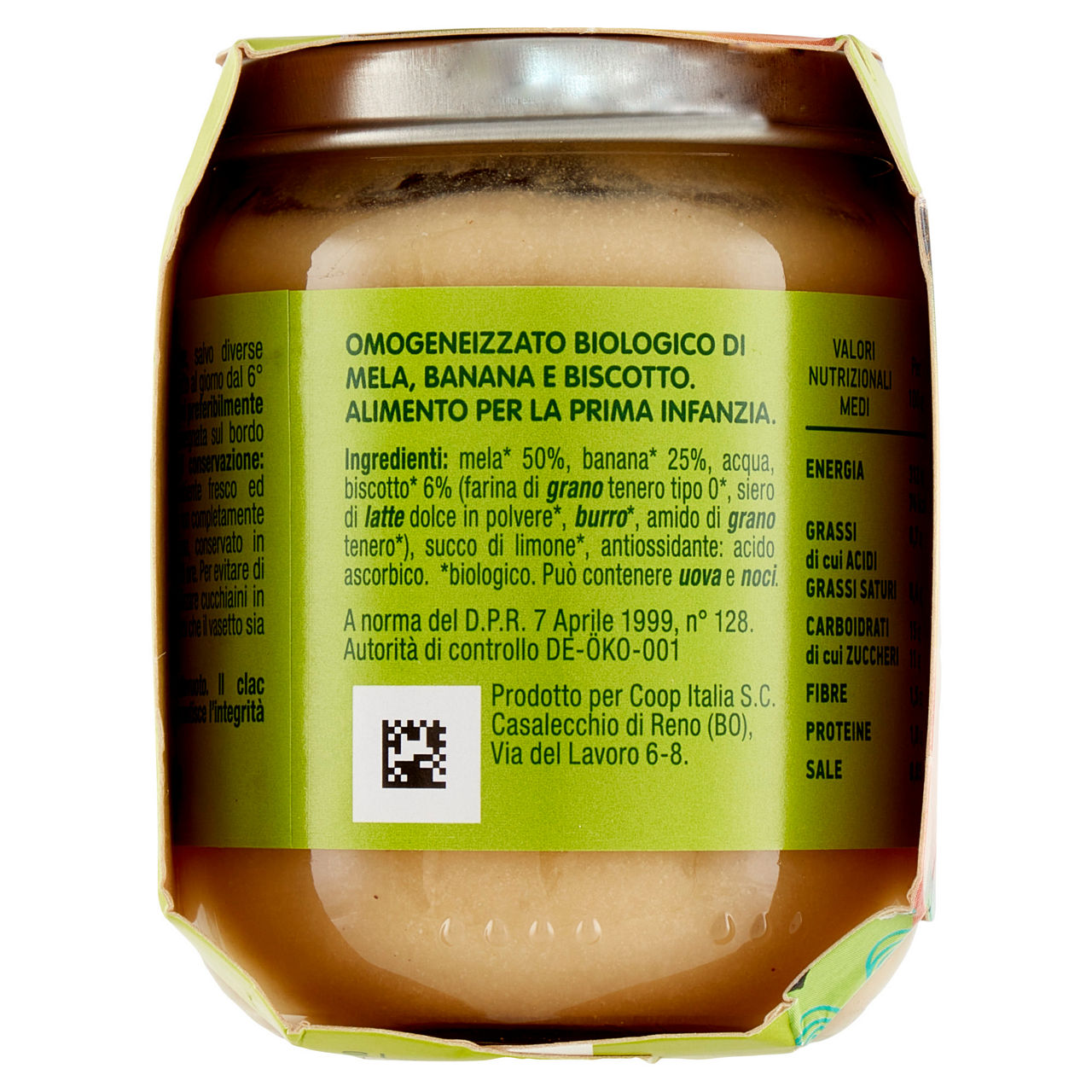 Merenda omogeneizzato mela banana e biscotto bio 2 pz x 125 gr - Immagine 31