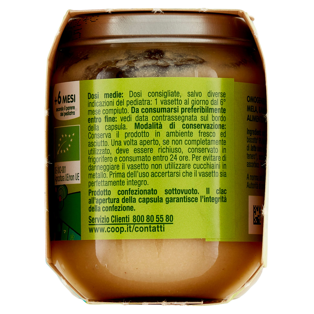 Merenda omogeneizzato mela banana e biscotto bio 2 pz x 125 gr - Immagine 21