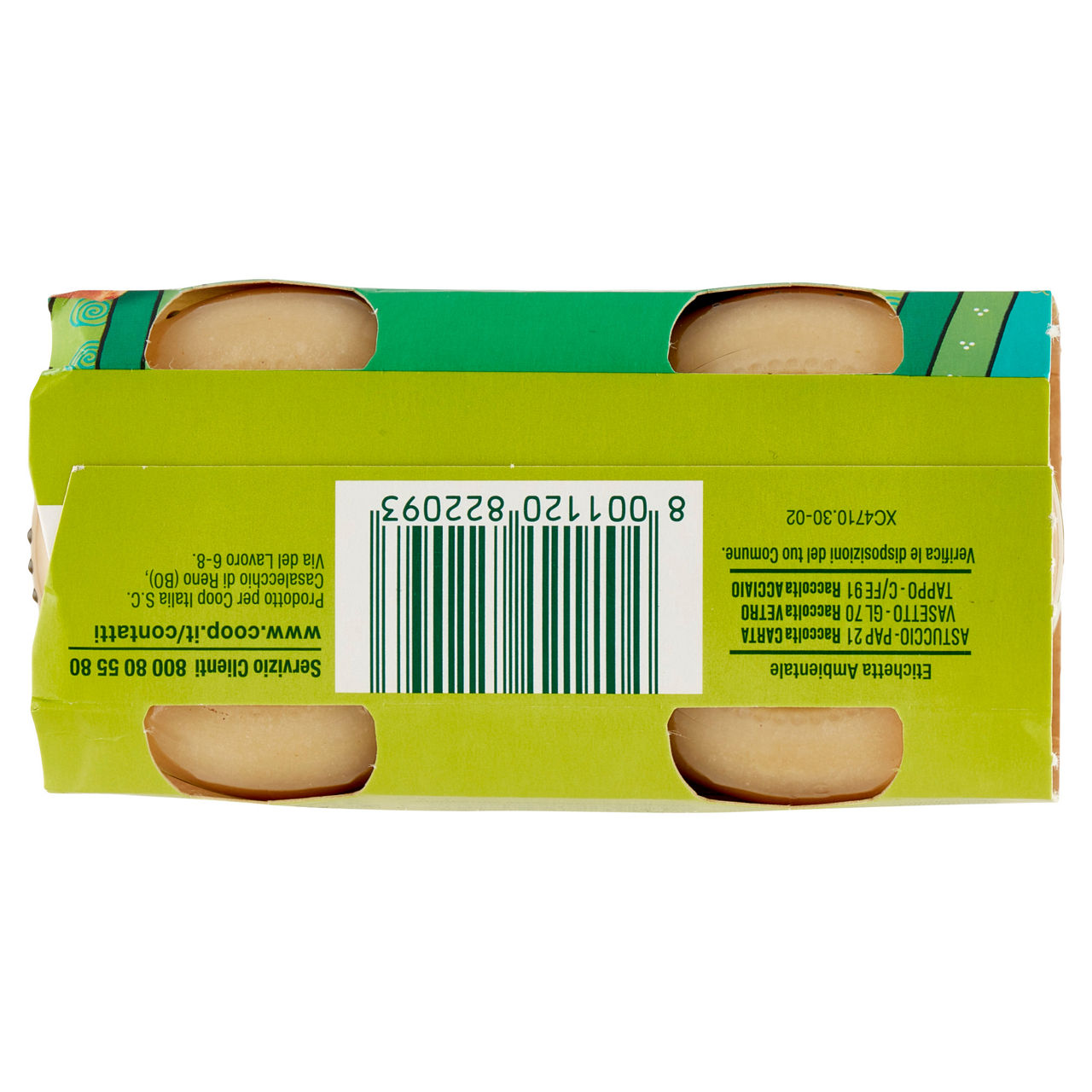 Merenda omogeneizzato mela banana e biscotto bio 2 pz x 125 gr - Immagine 61
