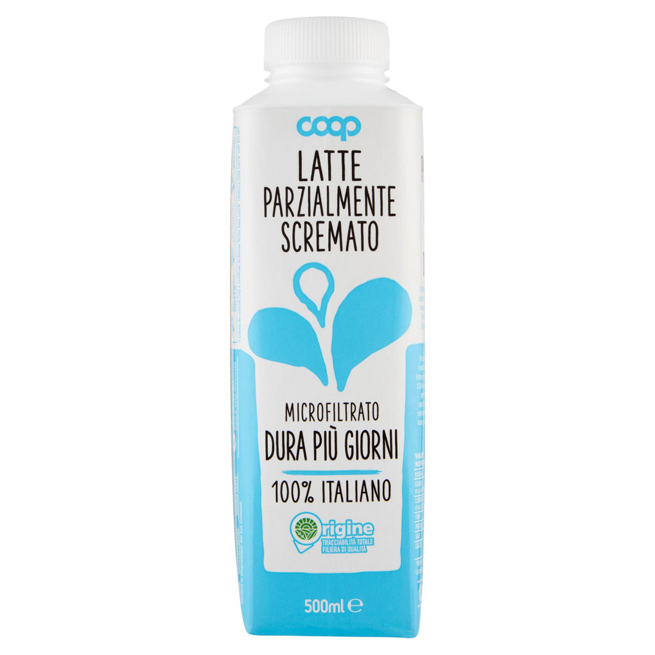 Latte parzialmente scremato microfiltrato 500 ml - Immagine 01