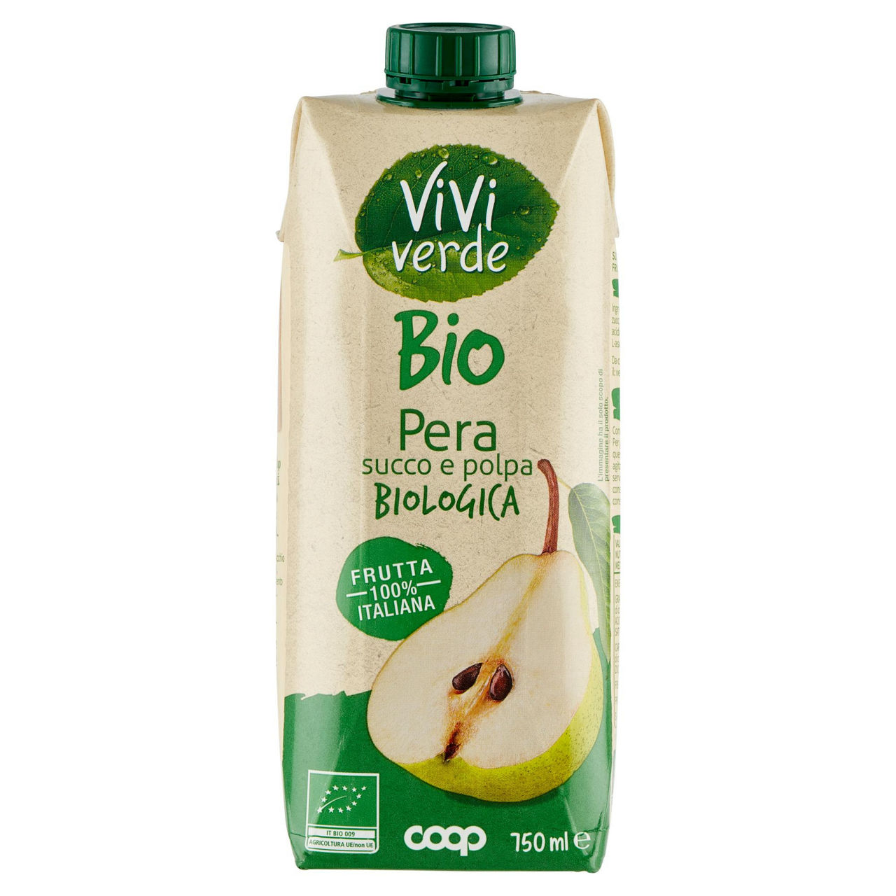 Succo pera biologica vivi verde 750 ml - Immagine 01