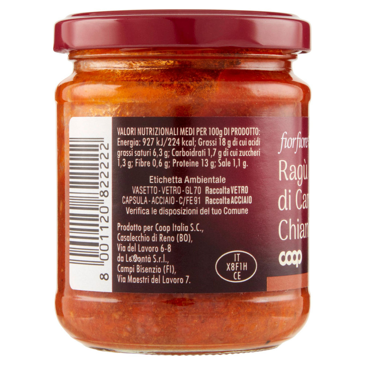 Ragù di Carne Chianina a base di Vitellone Bianco dell'Appennino Centrale IGP 180 gr - Immagine 11