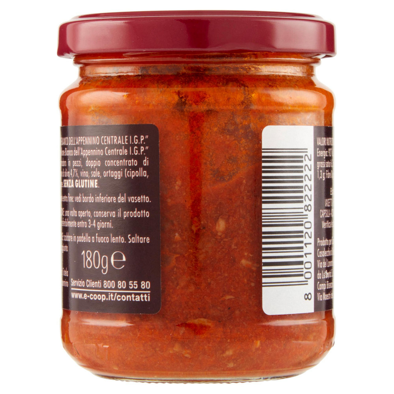 Ragù di Carne Chianina a base di Vitellone Bianco dell'Appennino Centrale IGP 180 gr - Immagine 51