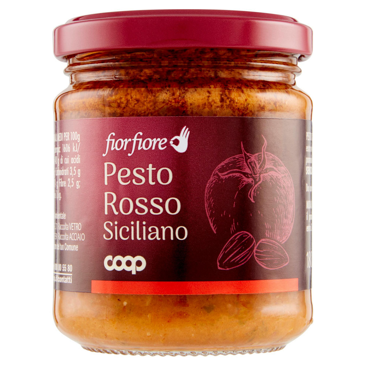Pesto rosso Siciliano 180 gr  - Immagine 01