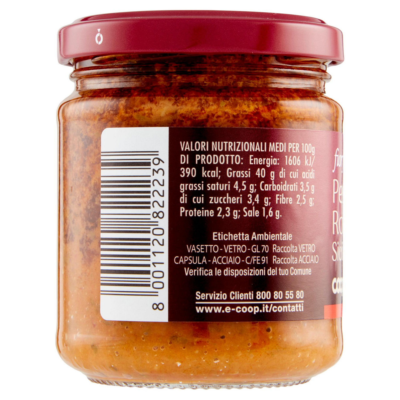 Pesto rosso Siciliano 180 gr  - Immagine 11