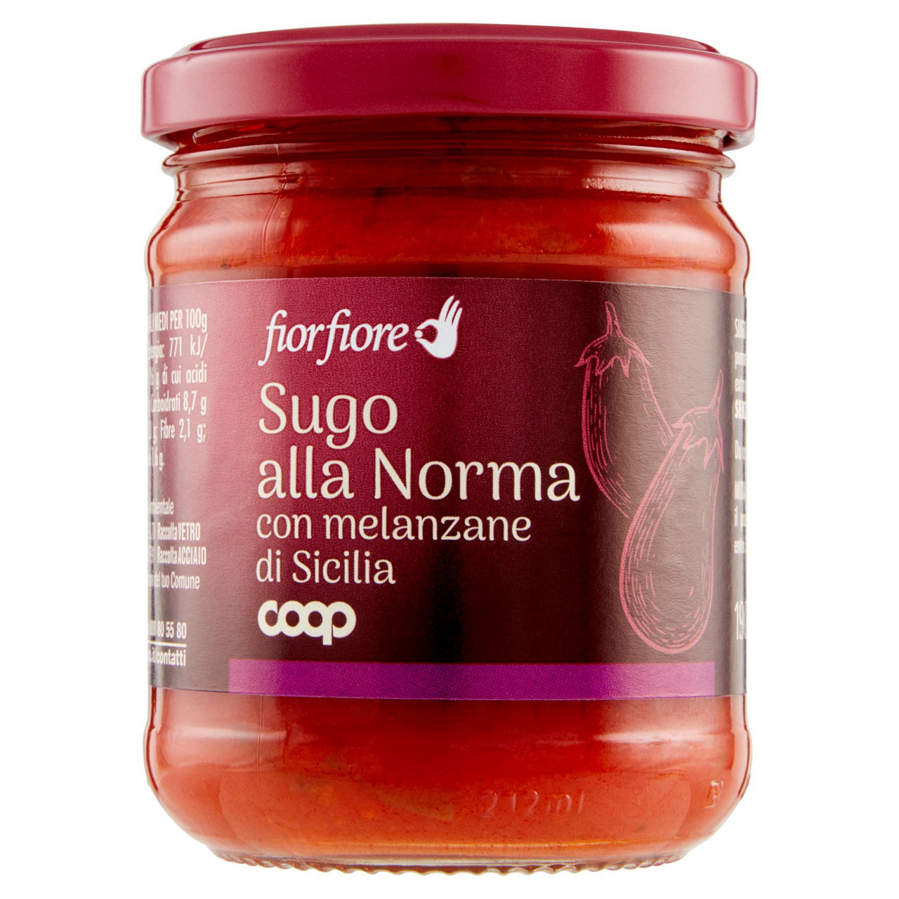 Sugo alla Norma con melanzane di Sicilia 190 gr - Immagine 01