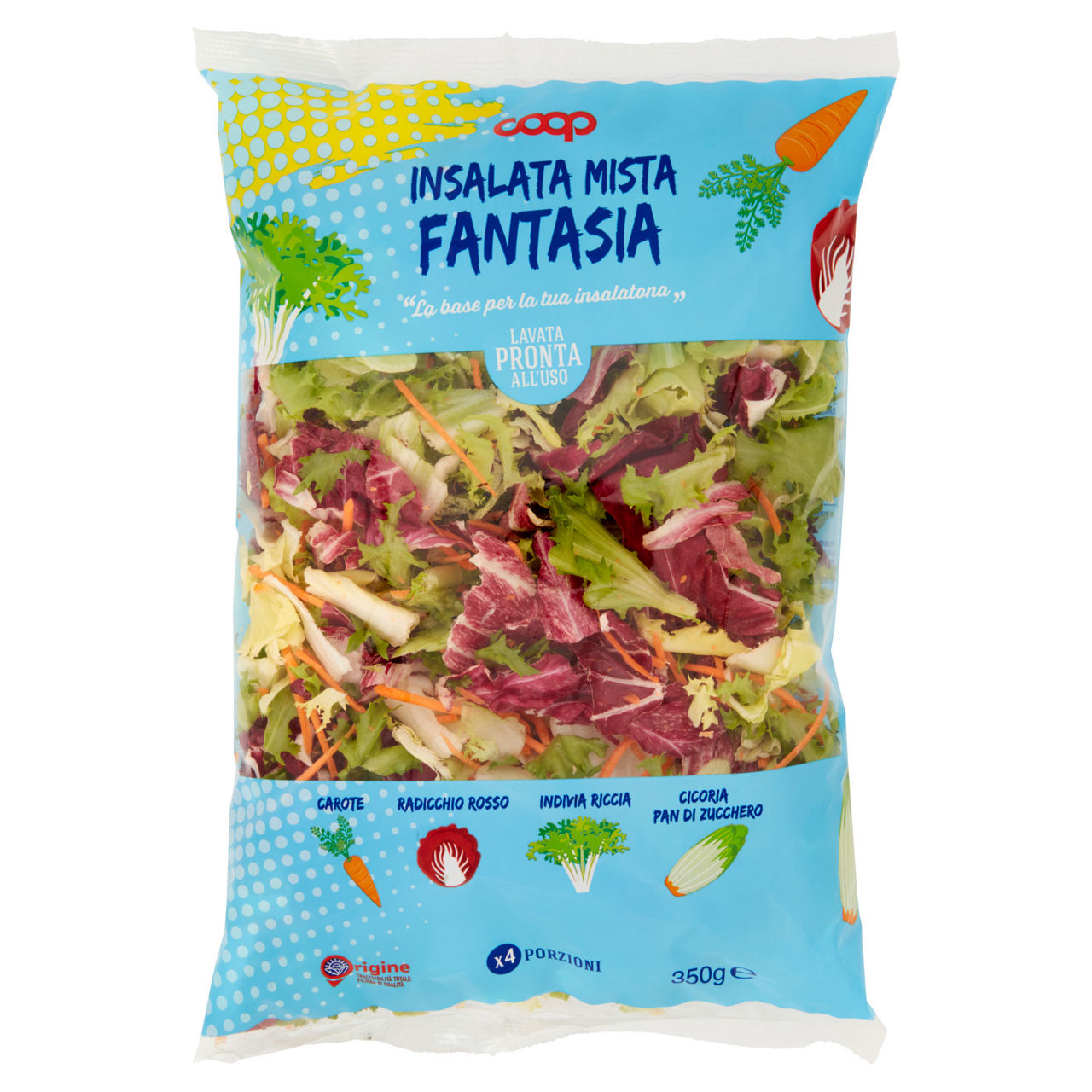 Insalata mista Fantasia 350 gr - Immagine 01