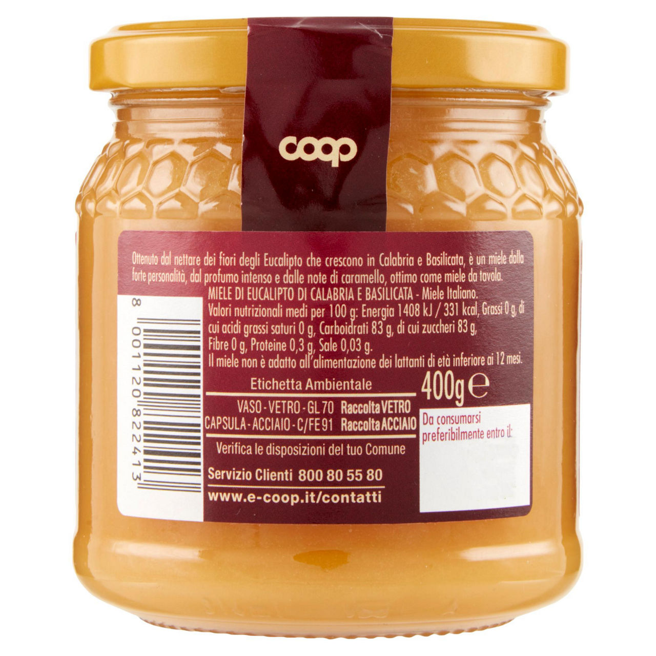 Miele di eucalipto di Calabria e Basilicata 400 gr - Immagine 41