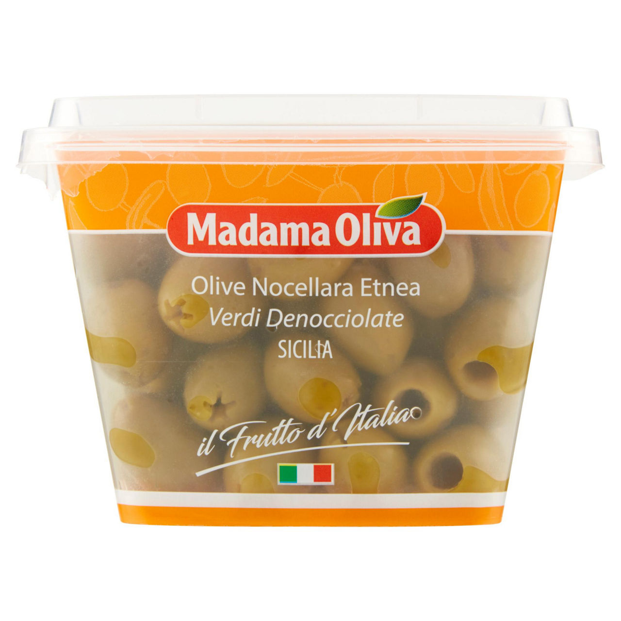 Olive verdi denocciolate di Nocellara Etna 200 gr - Immagine 01