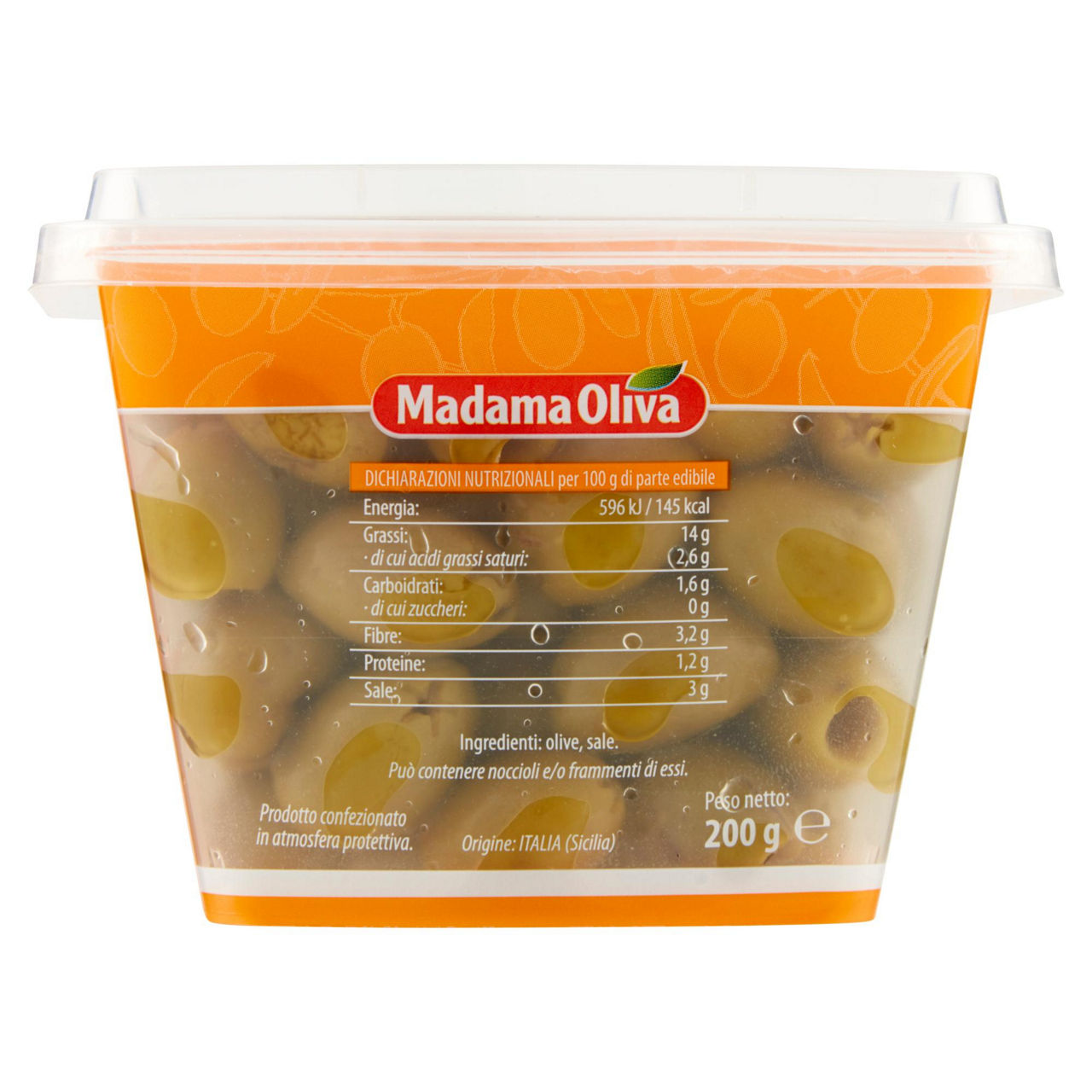 Olive verdi denocciolate di Nocellara Etna 200 gr - Immagine 21
