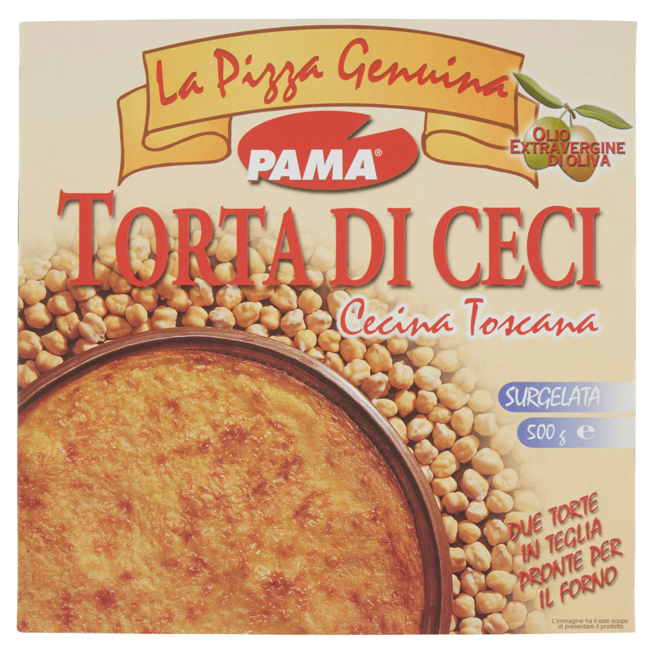 Torta di ceci 500 gr