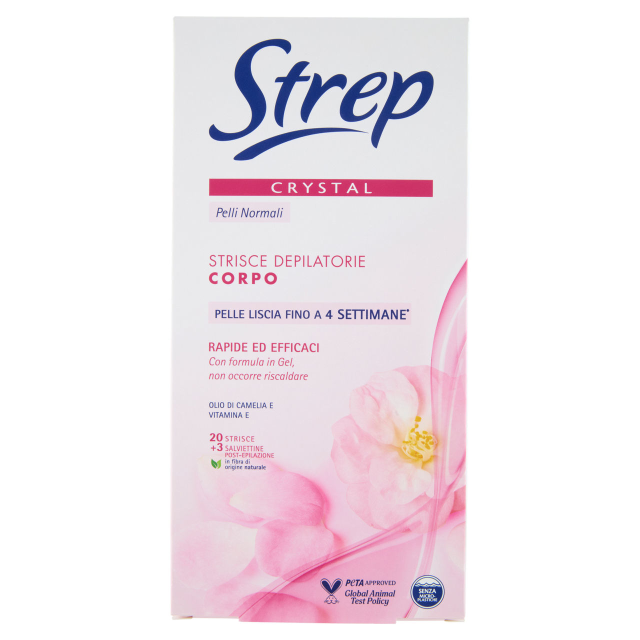 Strisce depilatorie corpo Crystal 20 pz