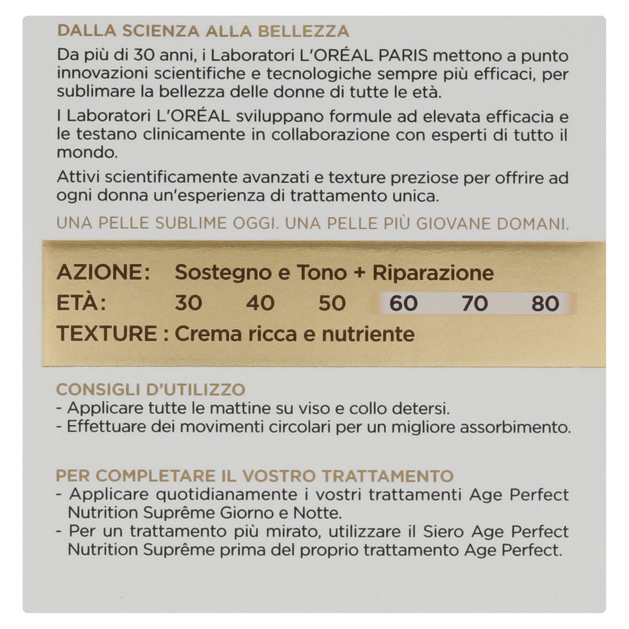 Crema giorno age re-perfect nutrition supreme 50 ml - Immagine 31
