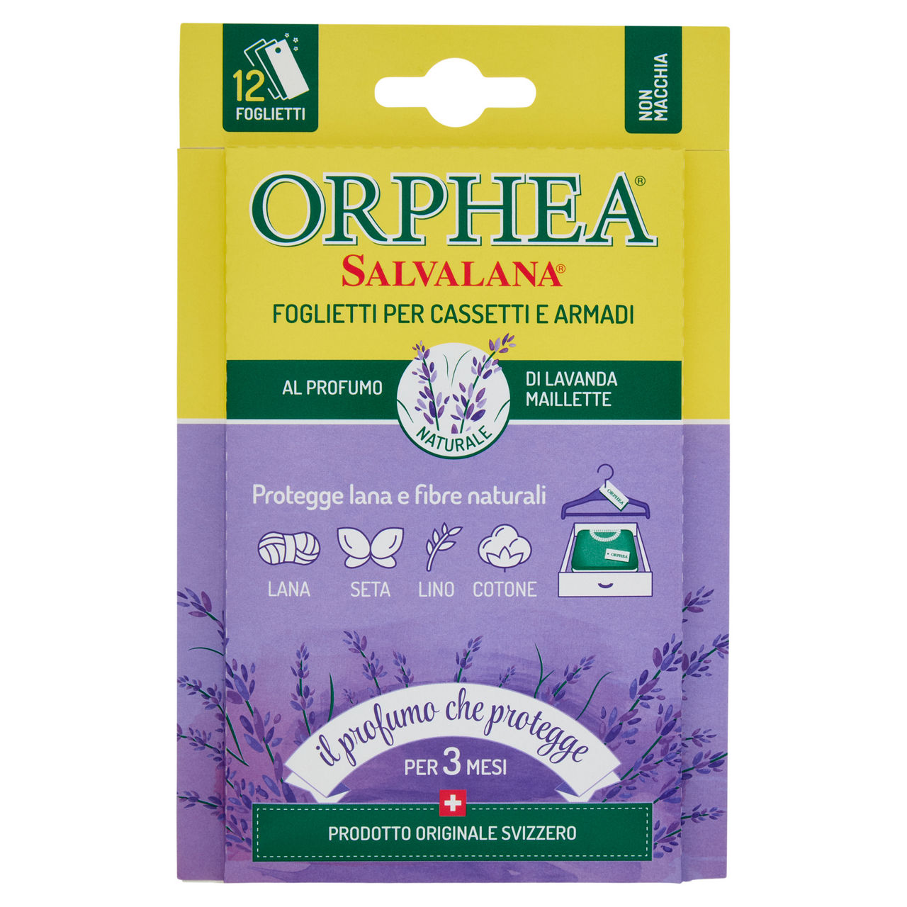 Foglietti salvalana alla lavanda 12 pz