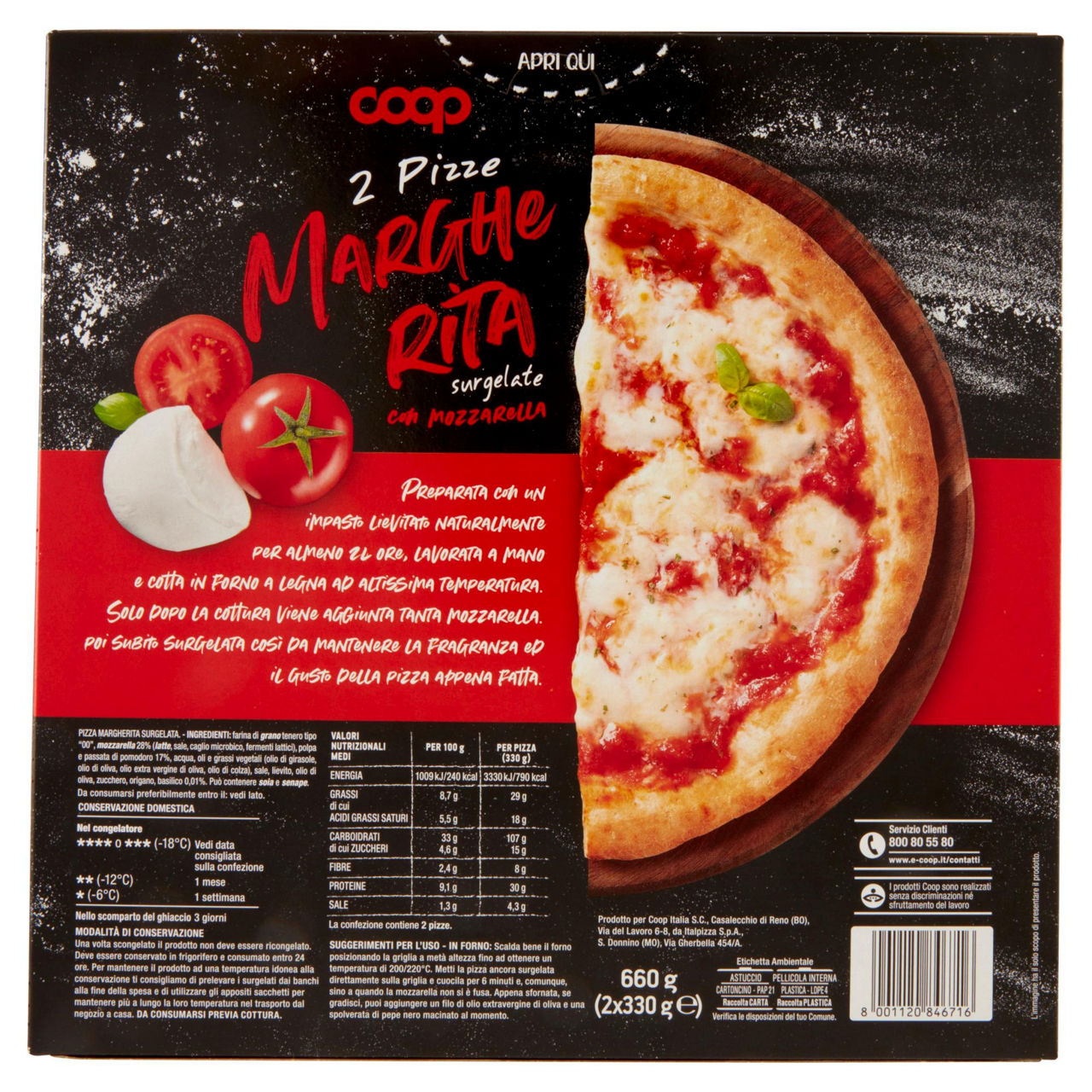 Pizza Margherita 2 pz 660 gr - Immagine 41