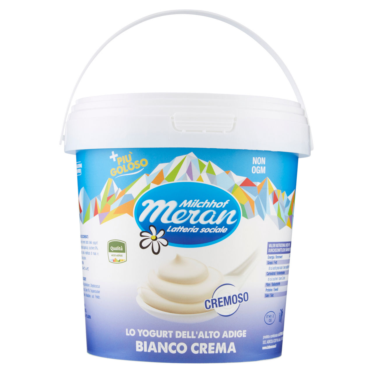Yogurt di Merano dell'Alto Adige bianco cremoso 1 kg - Immagine 01