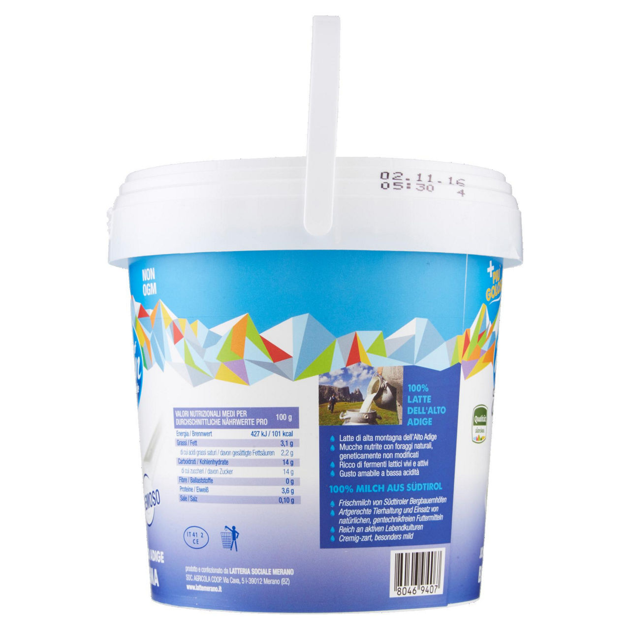 Yogurt di Merano dell'Alto Adige bianco cremoso 1 kg - Immagine 41