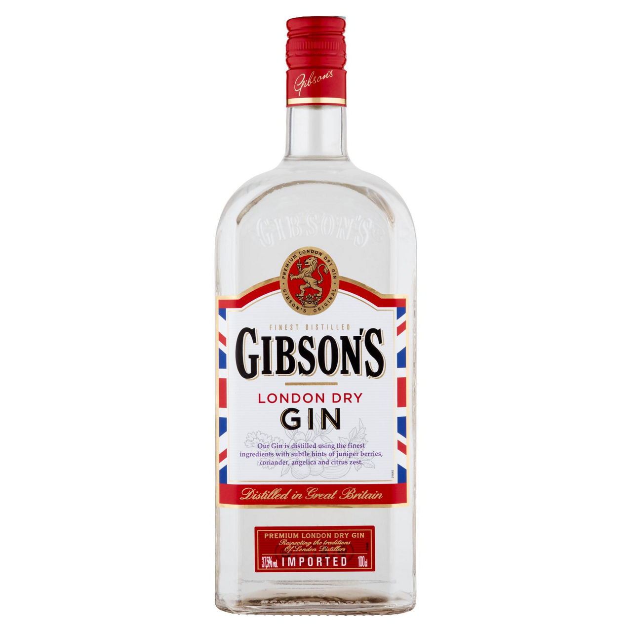 Gin gibson's london dry 37,5 gradi bottiglia l 1