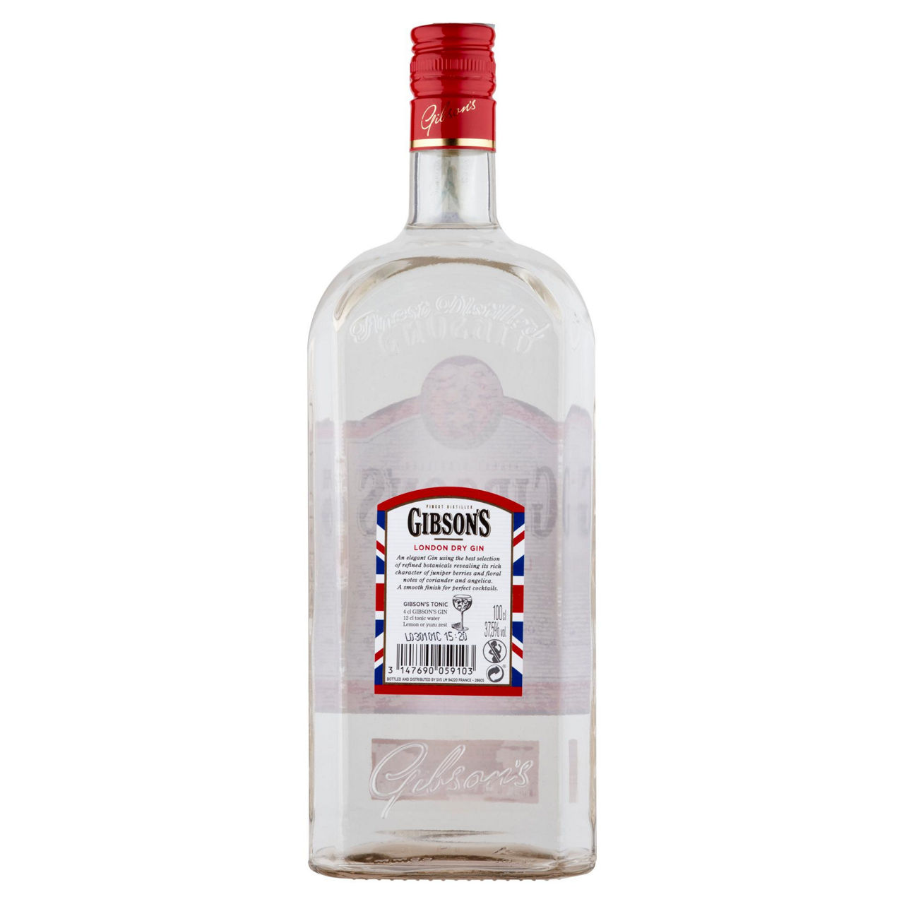Gin gibson's london dry 37,5 gradi bottiglia l 1 - Immagine 21