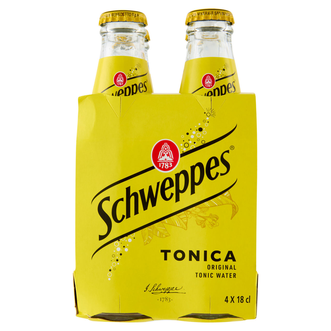Schweppes tonica 4 pz x 180 ml - Immagine 01