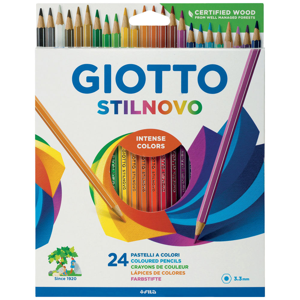 Matite colorate Stilnovo 24 pz - Immagine 01