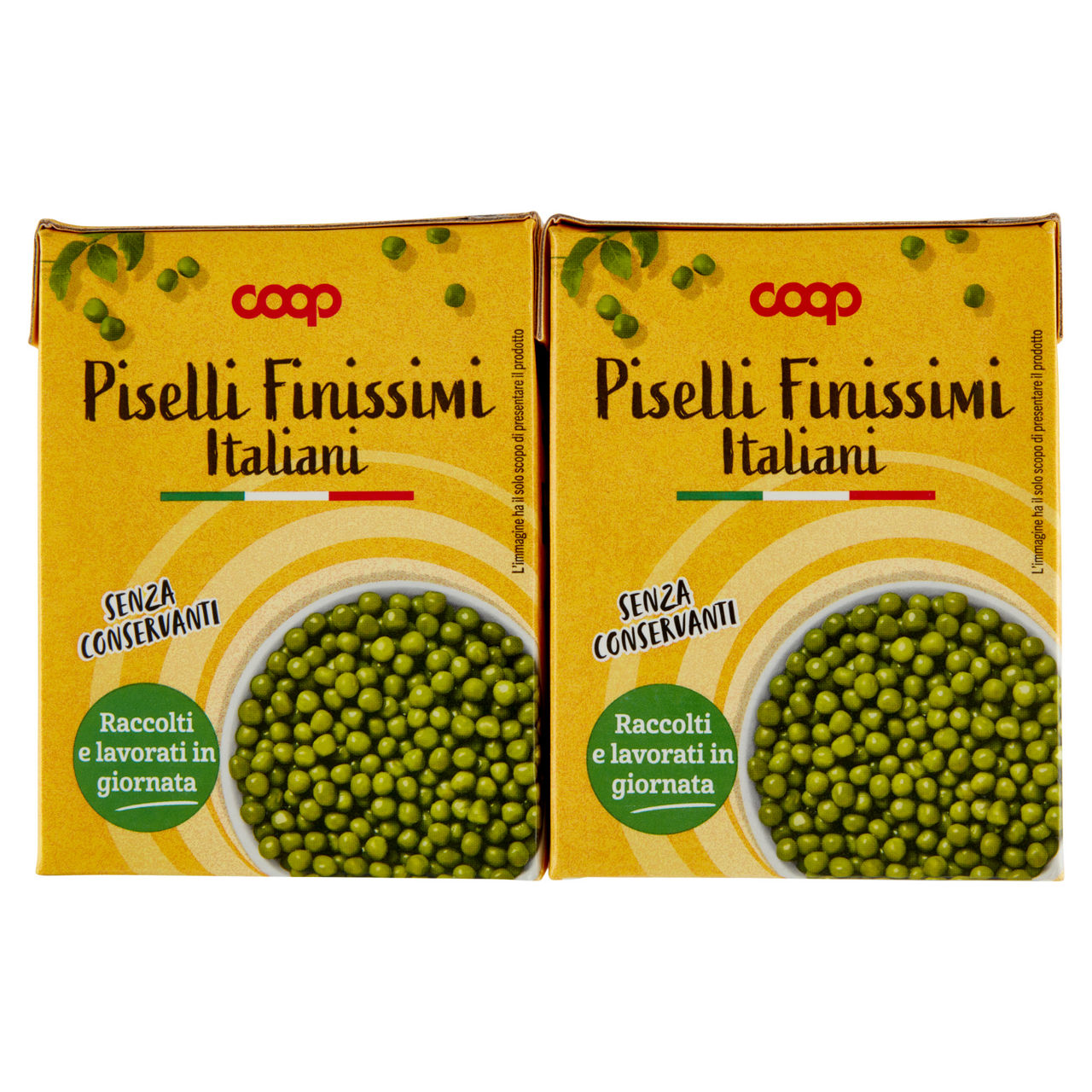 Piselli finissimi coop brick g380x2 sgocc.g240x2 - Immagine 01