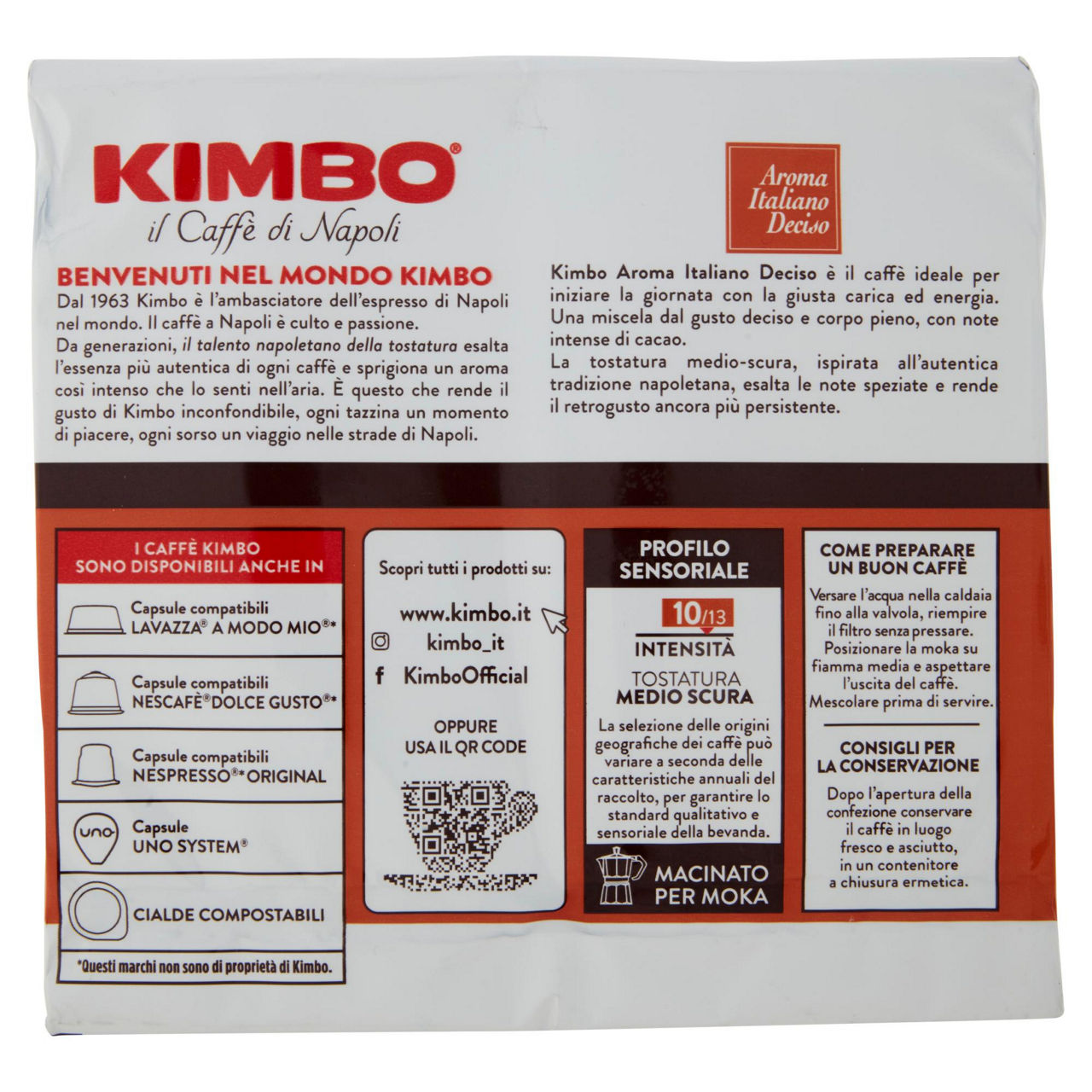 Caffè aroma Italiano deciso macinato 2 pz x 250 gr - Immagine 41