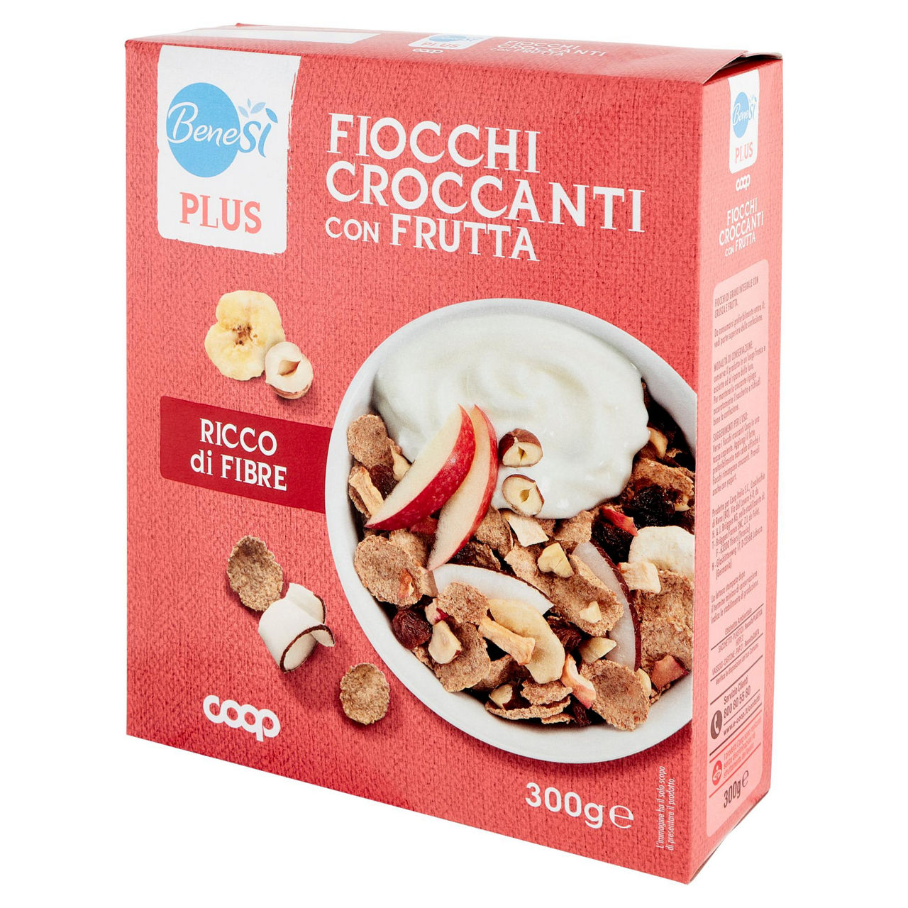 Fiocchi croccanti con frutta cocco banana mela uvetta nocciola 300 g - Immagine 11