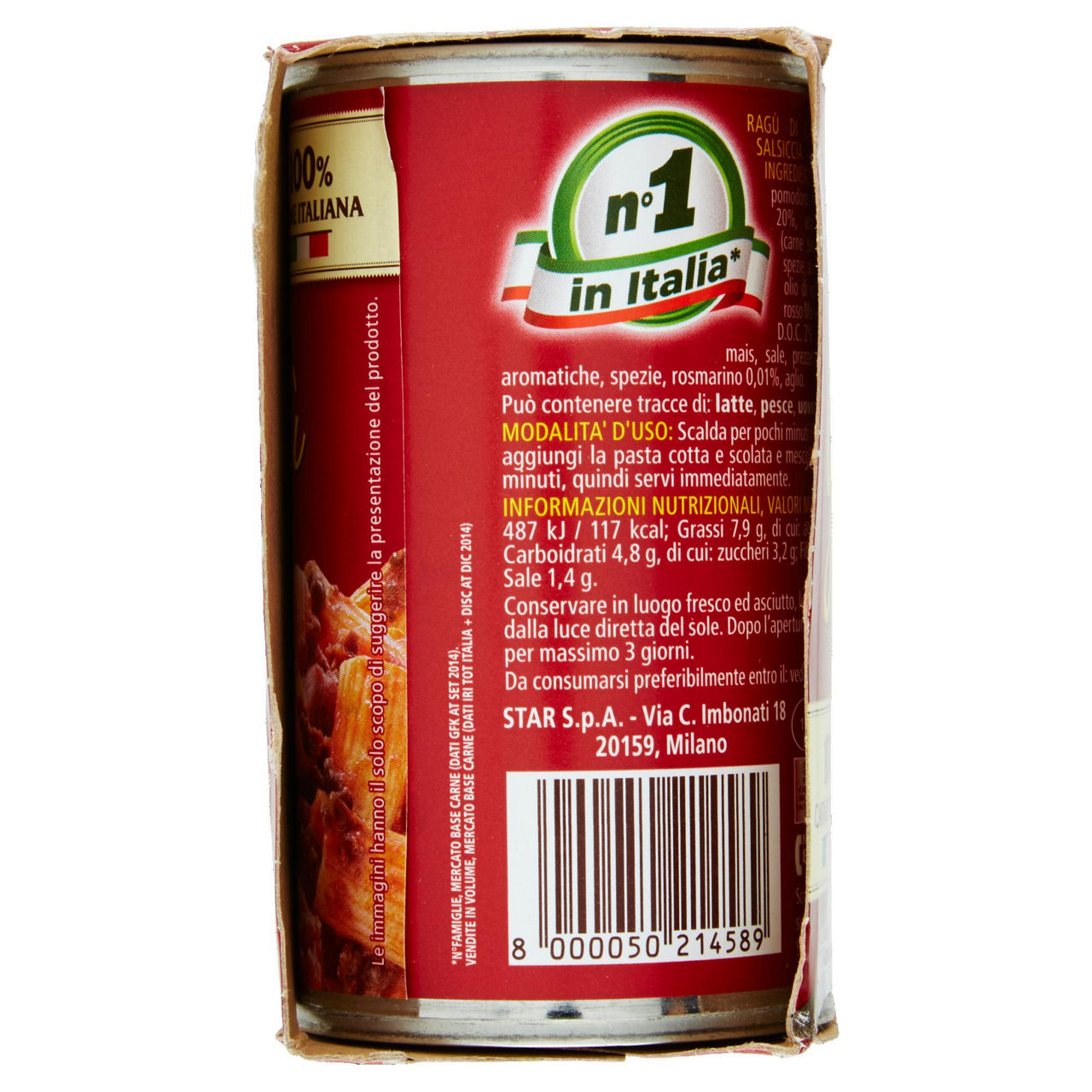 Granragu' salsiccia star lattina 180g x2 - Immagine 31