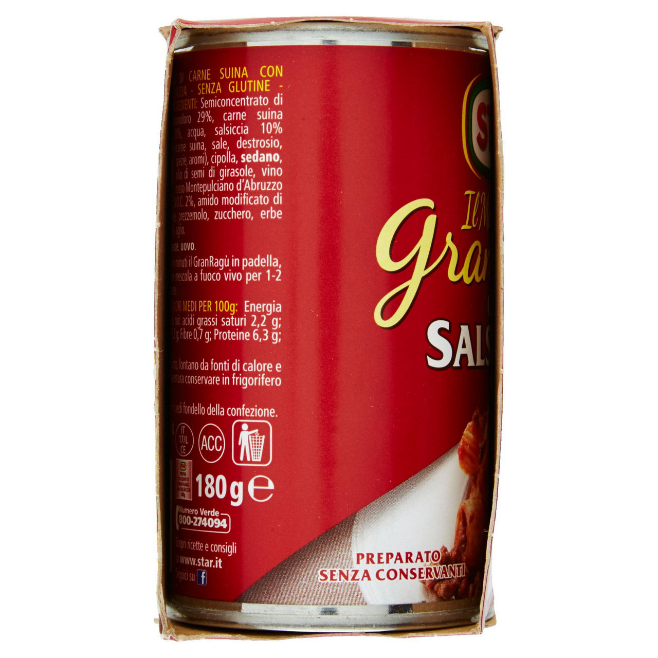 Granragu' salsiccia star lattina 180g x2 - Immagine 51