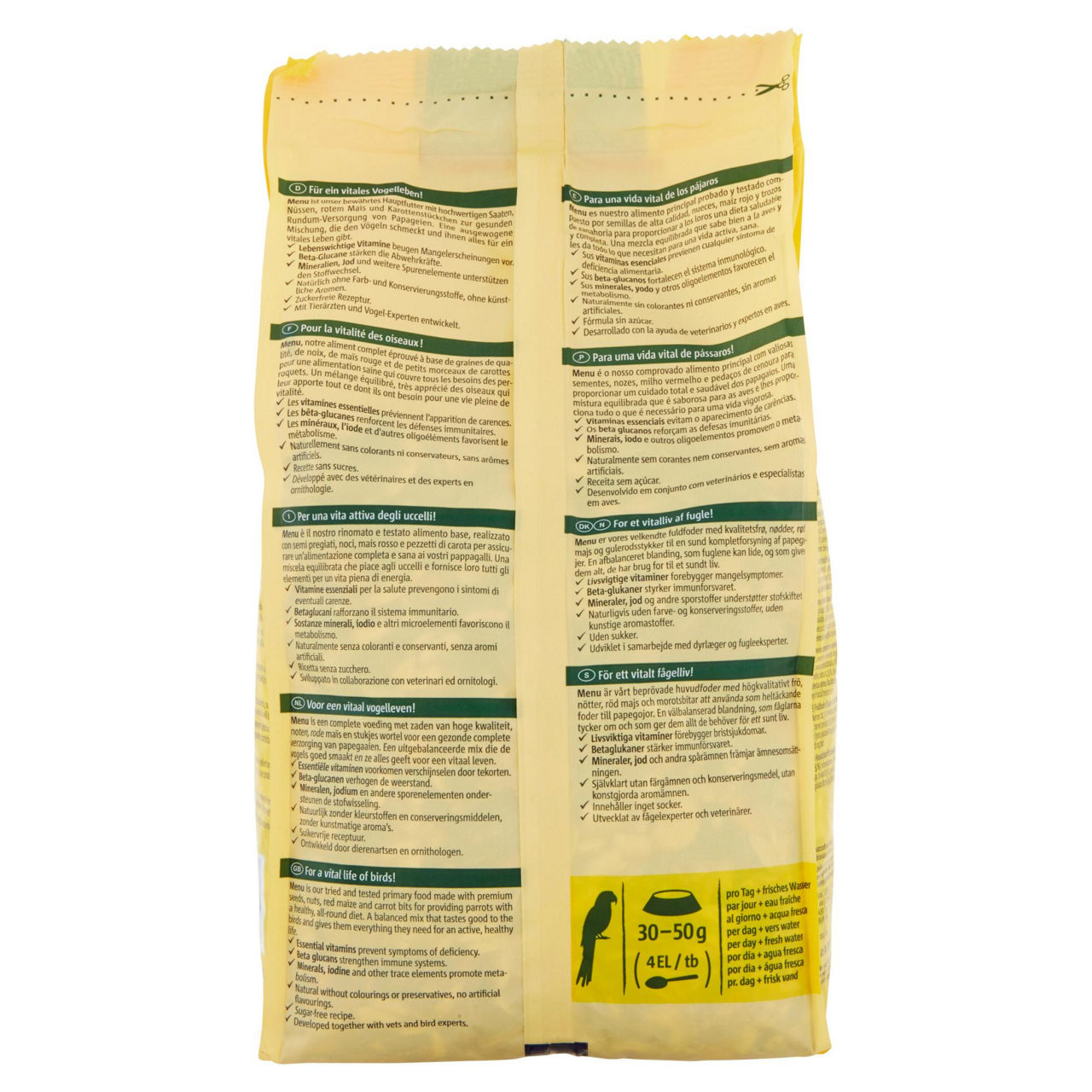 Alimenti uccelli vitakraft menu premium per pappagalli kg 1 - Immagine 21