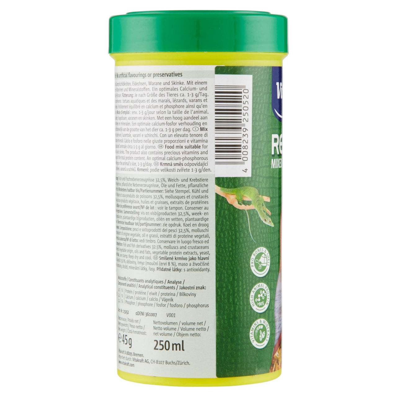 Alimenti altri animali vitakraft turtle mixed barattolo g 45 ml250 - Immagine 41