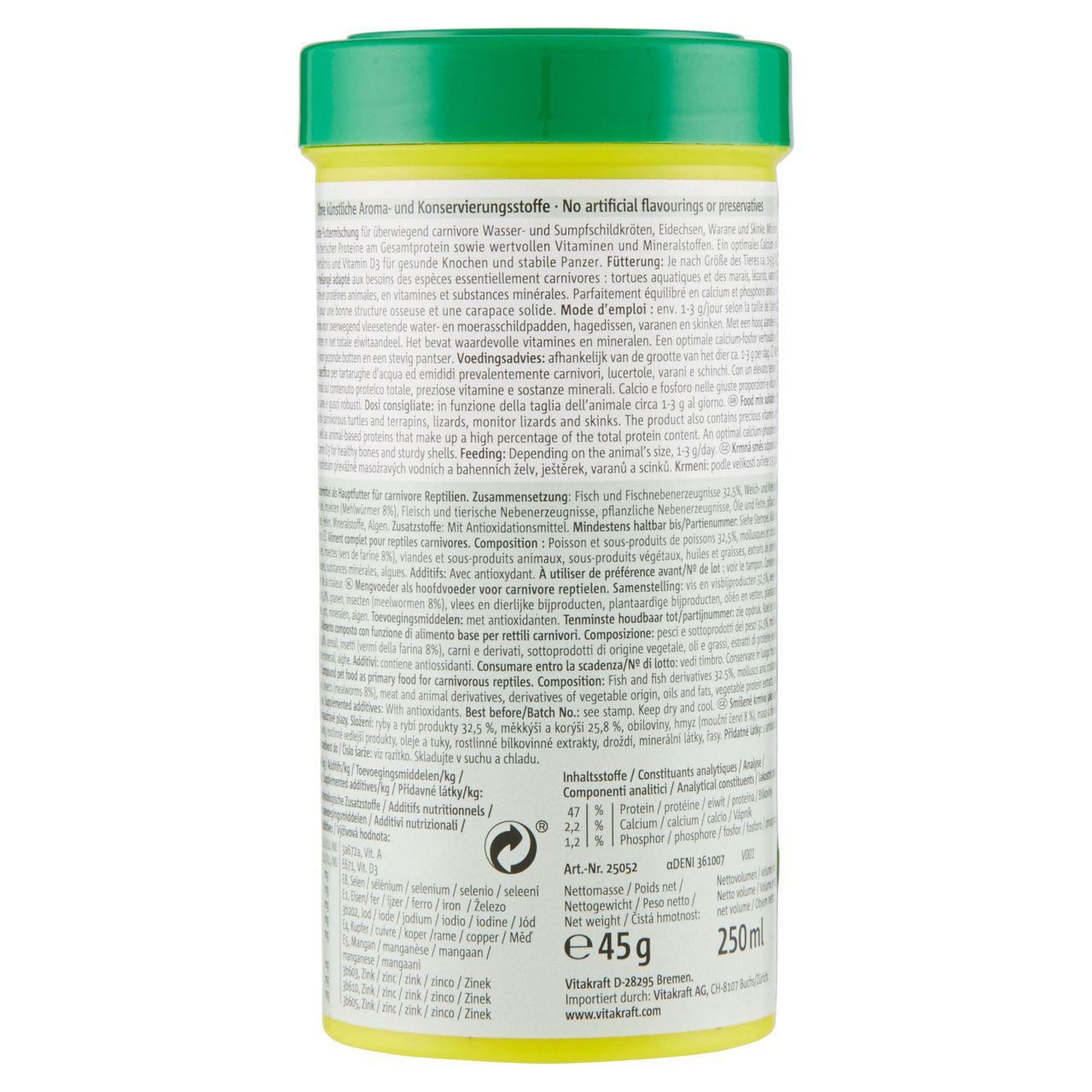 Alimenti altri animali vitakraft turtle mixed barattolo g 45 ml250 - Immagine 51