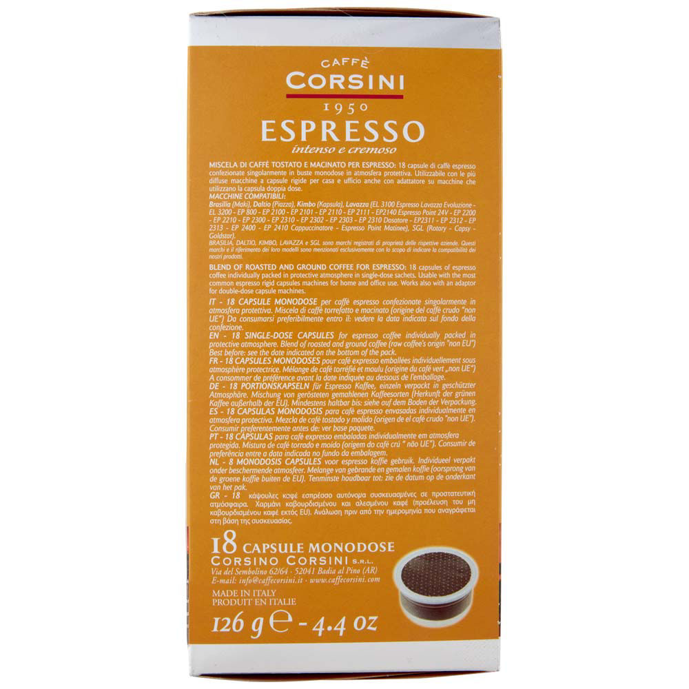 Caff&egrave; in capsule espresso 18 pz - Immagine 31